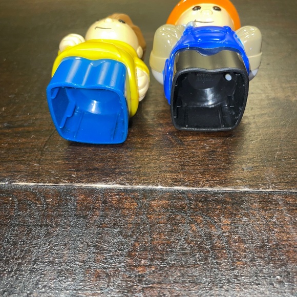 Mega Bloks Little People Construction Worker Bus Boy Figure First Builders Toy - Picture 3 of 6